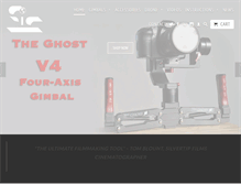 Tablet Screenshot of ghostgimbals.com
